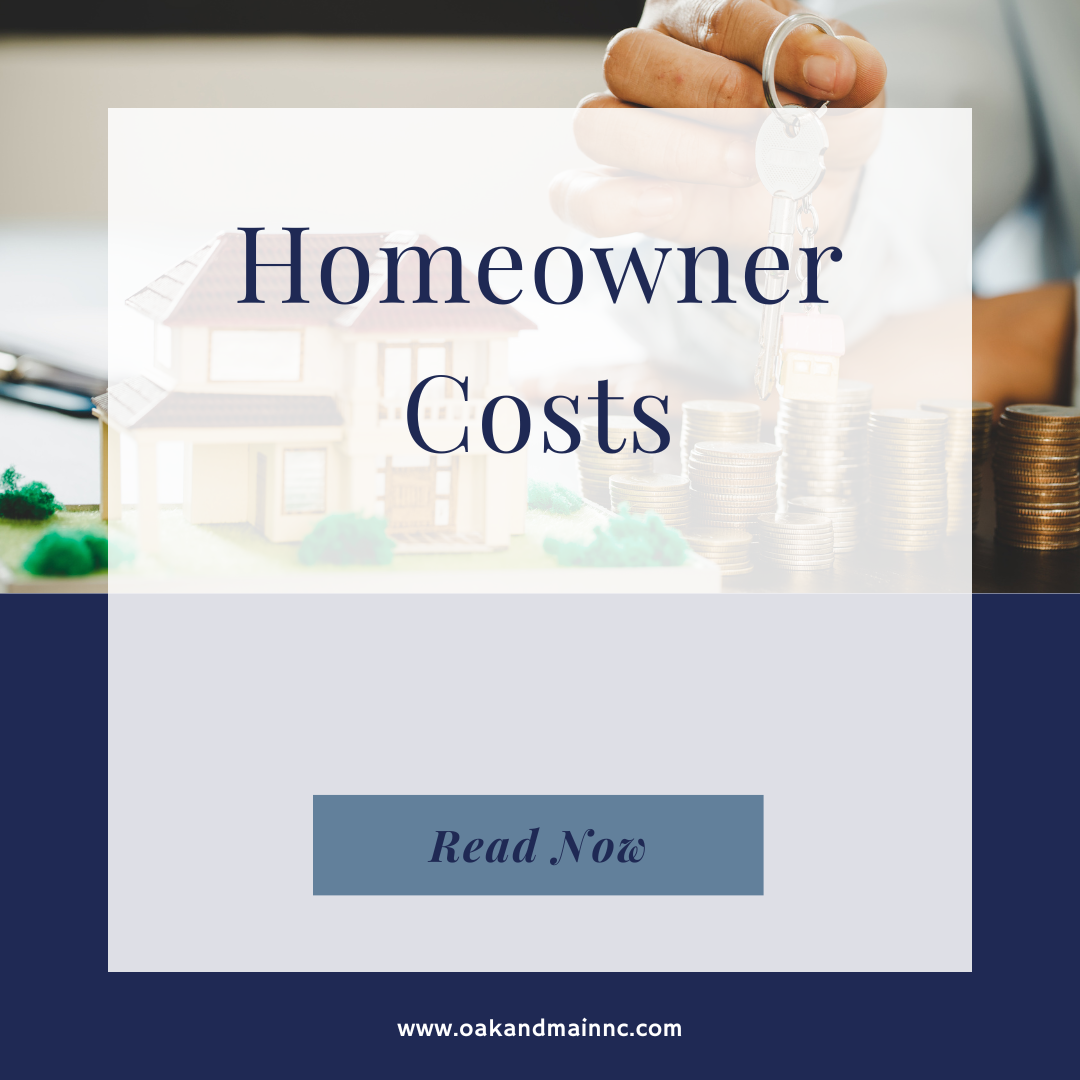 A graphic sharing the blog post title, "Homeowner Costs."
